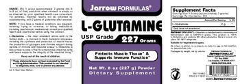 Jarrow Formulas L-Glutamine Powder - supplement