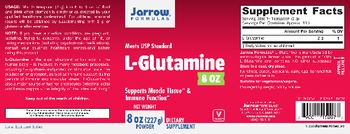 Jarrow Formulas L-Glutamine Powder - supplement