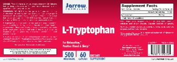 Jarrow Formulas L-Tryptophan 500 mg - supplement