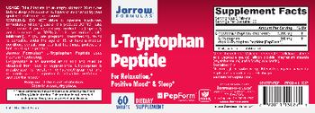 Jarrow Formulas L-Tryptophan Peptide - supplement