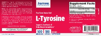 Jarrow Formulas L-Tyrosine 500 mg - supplement