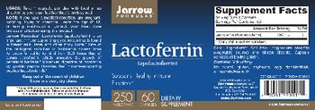 Jarrow Formulas Lactoferrin 250 mg - supplement