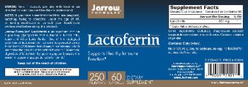 Jarrow Formulas Lactoferrin - supplement