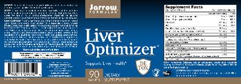 Jarrow Formulas Liver Optimizer - supplement