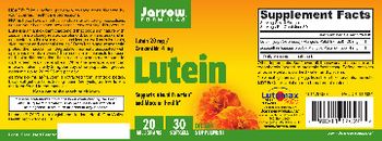 Jarrow Formulas Lutein 20 mg - supplement