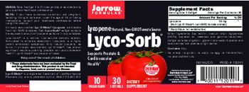 Jarrow Formulas Lyco-Sorb 10 mg - supplement