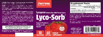 Jarrow Formulas Lyco-Sorb - supplement
