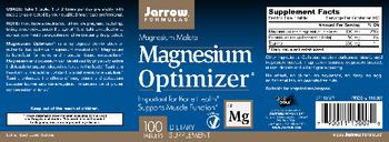 Jarrow Formulas Magnesium Optimizer - supplement