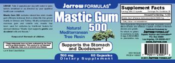 Jarrow Formulas Mastic Gum 500 mg - supplement