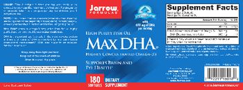 Jarrow Formulas Max DHA - supplement