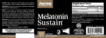 Jarrow Formulas Melatonin Sustain - supplement