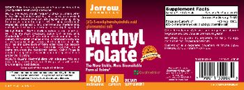 Jarrow Formulas Methyl Folate 400 mcg - supplement