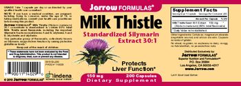 Jarrow Formulas Milk Thistle 150 mg - supplement