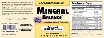 Jarrow Formulas Mineral Balance - supplement