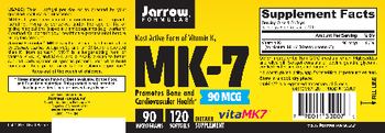 Jarrow Formulas MK-7 90 mcg - supplement