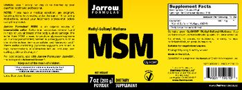 Jarrow Formulas MSM Powder - supplement