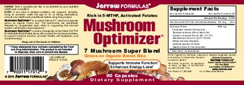 Jarrow Formulas Mushroom Optimizer - supplement