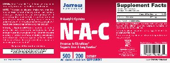 Jarrow Formulas N-A-C 500 mg - supplement