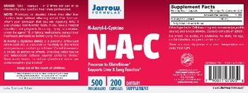 Jarrow Formulas N-A-C 500 mg - supplement