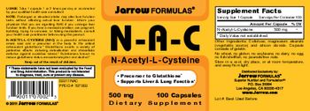 Jarrow Formulas N-A-C 500 mg - supplement