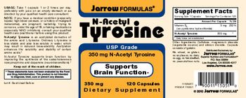 Jarrow Formulas N-Acetyl Tyrosine 350 mg - supplement