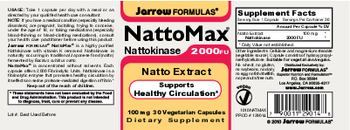 Jarrow Formulas NattoMax 2000 FU 100 mg - supplement