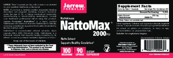 Jarrow Formulas NattoMax 2000 FU 100 mg - supplement