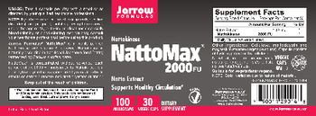 Jarrow Formulas NattoMax 2000 FU 100 mg - supplement