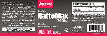 Jarrow Formulas NattoMax 2000 FU 100 mg - supplement