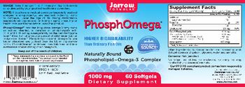 Jarrow Formulas PhosphOmega - supplement