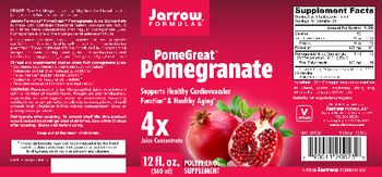 Jarrow Formulas PomeGreat Pomegranate - polyphenol supplement