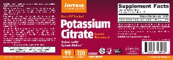 Jarrow Formulas Potassium Citrate 99 mg - supplement