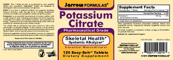 Jarrow Formulas Potassium Citrate - supplement