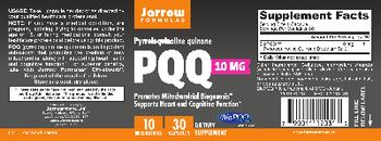 Jarrow Formulas PQQ 10 mg - supplement