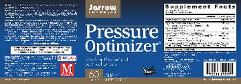 Jarrow Formulas Pressure Optimizer - supplement