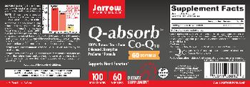 Jarrow Formulas Q-absorb 100 mg - supplement