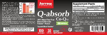 Jarrow Formulas Q-absorb 100 mg - supplement