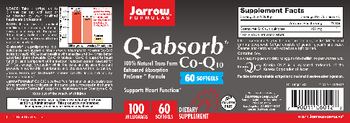 Jarrow Formulas Q-absorb 100 mg - supplement