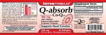 Jarrow Formulas Q-absorb 100 mg - supplement