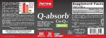 Jarrow Formulas Q-absorb 100 mg - supplement