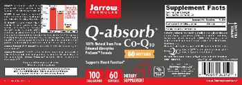 Jarrow Formulas Q-absorb 100 mg - supplement