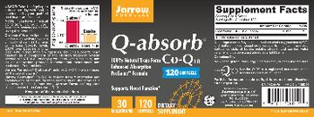 Jarrow Formulas Q-absorb 30 mg - supplement