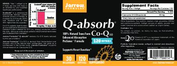 Jarrow Formulas Q-absorb 30 mg - supplement