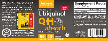 Jarrow Formulas QH-absorb 100 mg - supplement