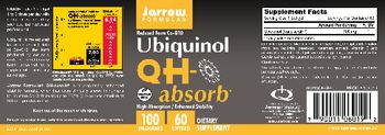 Jarrow Formulas QH-absorb 100 mg - supplement