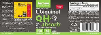 Jarrow Formulas QH-absorb 200 mg - supplement