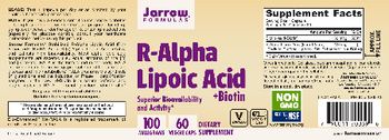 Jarrow Formulas R-Alpha Lipoic Acid 100 mg - supplement