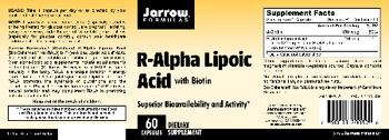 Jarrow Formulas R-Alpha Lipoic Acid - supplement