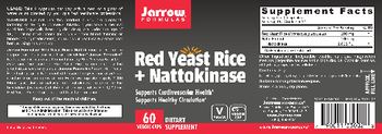 Jarrow Formulas Red Yeast Rice + Nattokinase - supplement