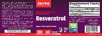 Jarrow Formulas Resveratrol 100 mg - supplement